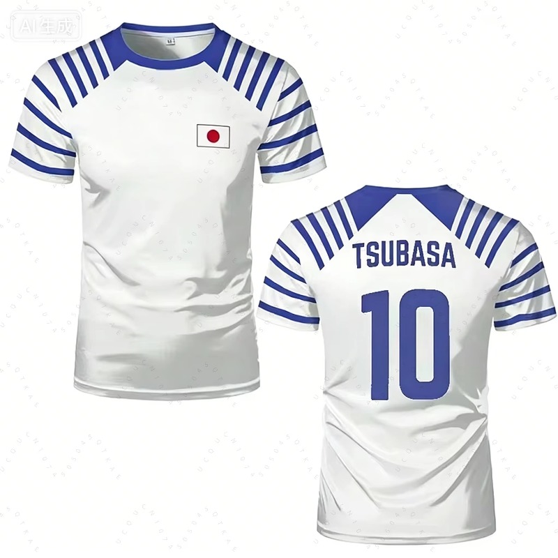 Men Shoes Japan - Camiseta de Anime Captain Tsubasa 2026,