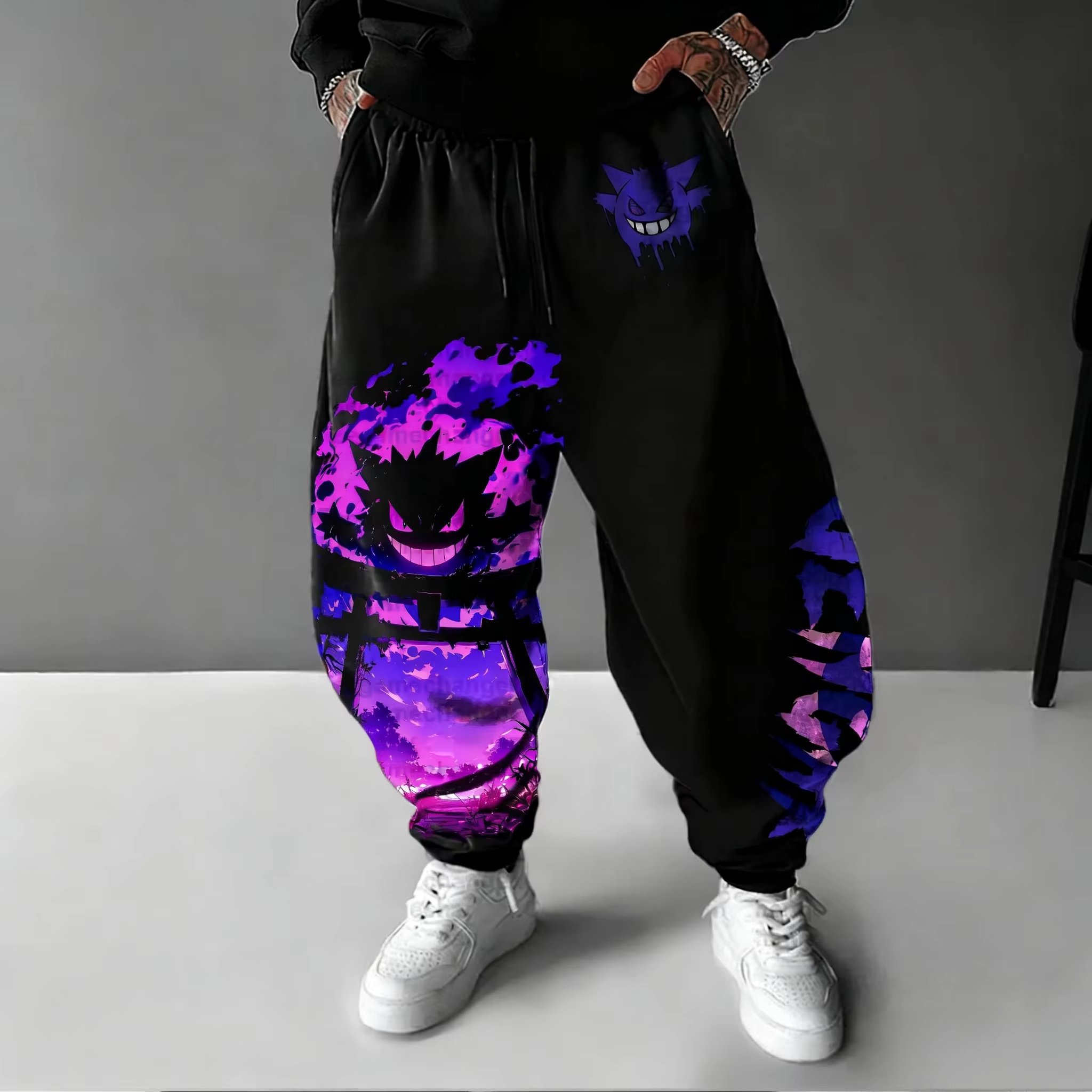 Men Shoes Japan - Pantalones Deportivos de Algodón Y2K 2026