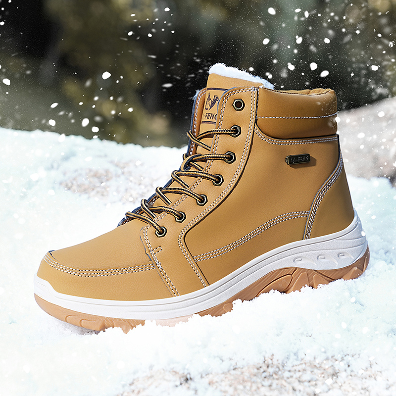 Botas de Hombre para Invierno, - Men'S Shoes Yellow And Black reseña y precio