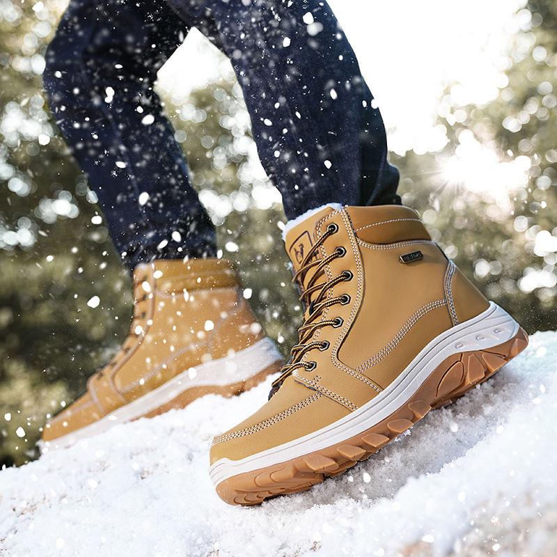 Botas de Hombre para Invierno, - Men'S Shoes Yellow And Black reseña y precio
