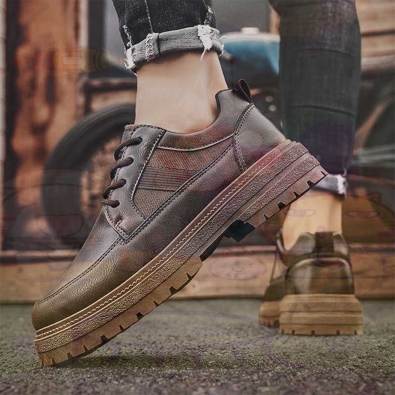 Zapatillas deportivas de cuero - Men Shoes Name reseña y precio