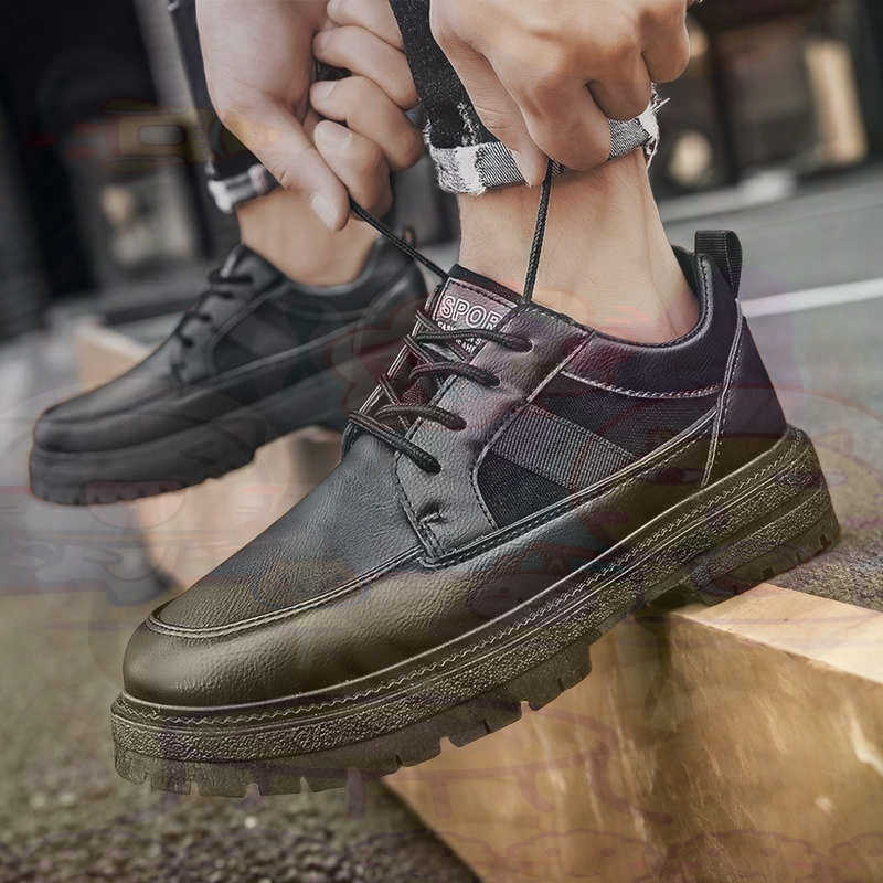 Zapatillas deportivas de cuero - Men Shoes Name reseña y precio