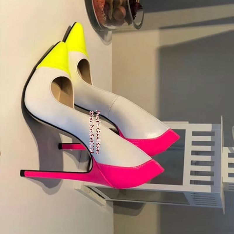 Zapatos de Vestir con Punta en - Men'S Shoes Yellow And Black reseña y precio
